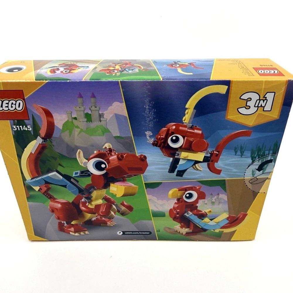 New LEGO Game Toy Kids 31145 Red Dragon 3 in 1 Creator - New in Box - Fantasy - Picture 6 of 8